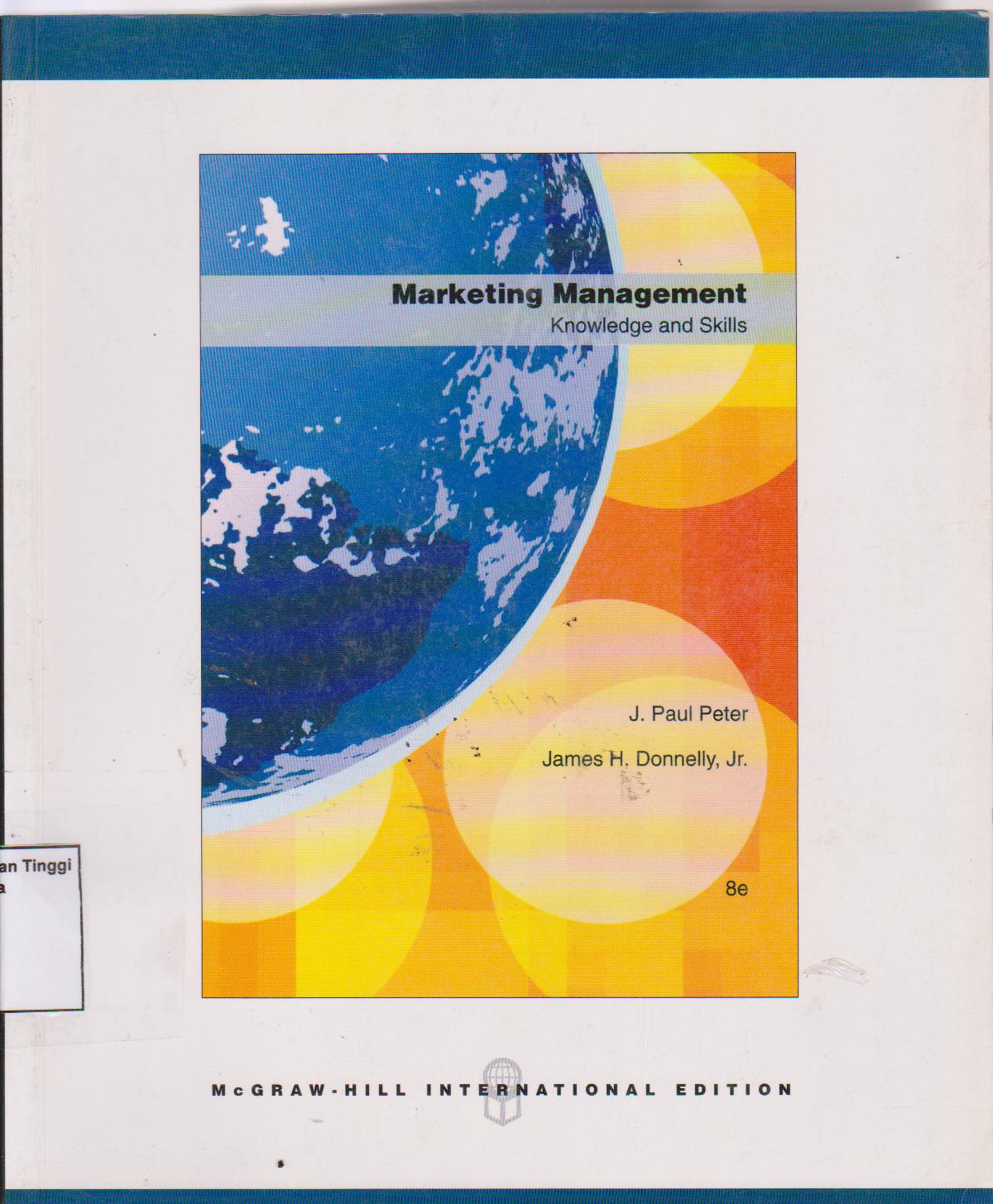 Marketing manajement: knowledge and skills