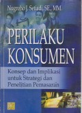 Perilaku konsumen: konsep dan implikasi untuk strategi dan penelitian pemasaran.STIE