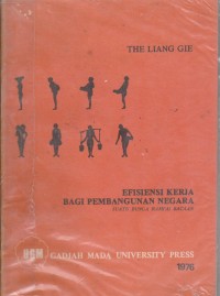 Efisiensi Kerja bagi Pembangunan Negara: Suatu Bunga Rampai Bacaan.STIE