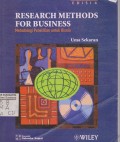Research Methods For Business (Metodologi Penelitian untuk Bisnis)Buku 1 Edisi 4