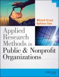 Applied Research Methods in Public & Nonprofit Organizations