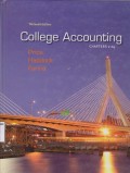 College accounting (chapters 1-24).Edisi 13