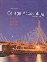 College accounting (chapters 1-24).Edisi 13