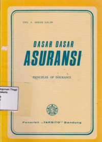 Dasar-dasar asuransi (Principles of insurance)