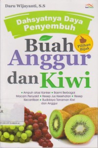 Dasyatnya daya penyembuh: buah anggur dan kiwi