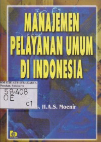 Manajemen Pelayanan Umum Di Indonesia