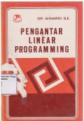 Pengantar linear programming.