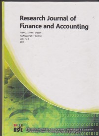 Research juornal of finance and accounting (2013).Jurnal STIE