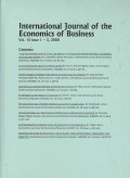 International journal of the economic of business, 2008.Jurnal STIE