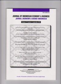 Journal of indonesian economy & business (Sep 2012).Jurnal STIE.