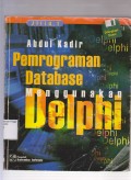 Pemrograman database menggunakan delphi. STIE