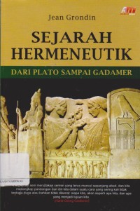 Sejarah Hermeneuktik Dari Plato Sampai Gadamer