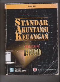 Standar akuntansi keuangan per 1 juni 1999