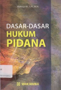 Dasar-Dasar Hukum Pidana