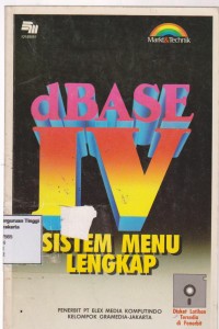 Dbase IV sistem menu lengkap.