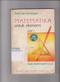 Teori dan Penerapan Matematika untuk Ekonomi