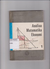 Analisa Matematika Ekonomi