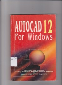 Autocad 12 For Windows.