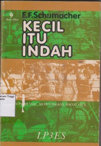 Kecil Itu Indah : Ilmu Ekonomi Yang Mementingkan Rakyat Kecil.STIE