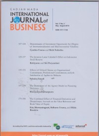 International journal of business.Volume 17 No.2.May-August 2015. Jurnal STIE