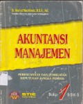 Akuntansi Manajemen Buku 1.STIE