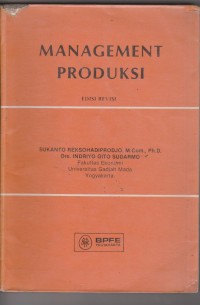 Image of Management produksi.STIE.1984